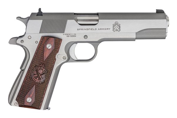 1911 45 MIL-SPEC STAINLESS 5" BBL / FULL SIZE GRIP 7+1