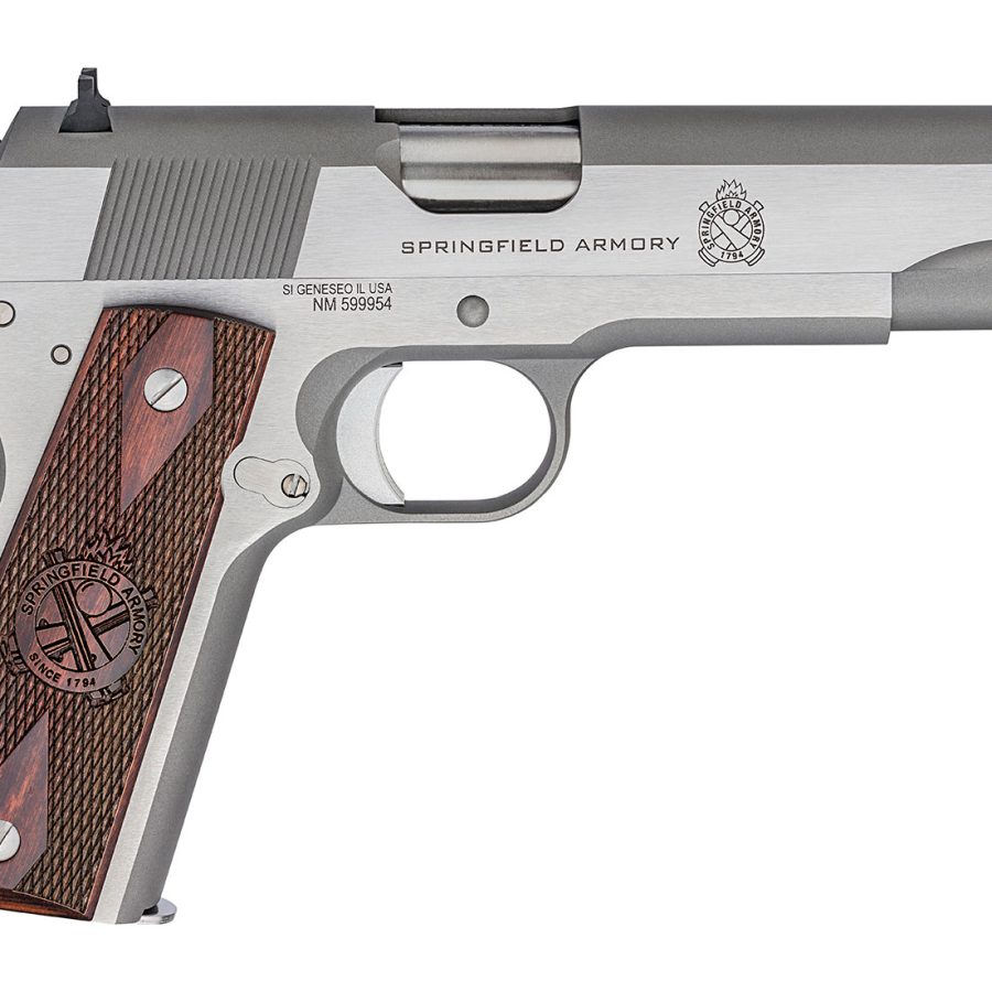 1911 45 MIL-SPEC STAINLESS 5" BBL / FULL SIZE GRIP 7+1