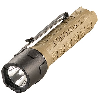 POLYTAC X USB 600LM COYOTE MULTI-FUEL FLASHLIGHT