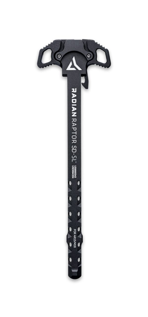 RAPTOR SD/SL CHARGING HNDL BLK SLIM | SUPPRESSOR OPTIMIZED