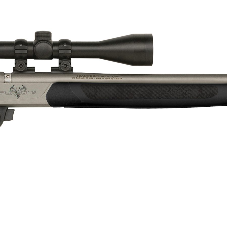 PURSUIT VAPR XT 50CAL SS/BLK 3-9X40 SCOPE PACKAGE