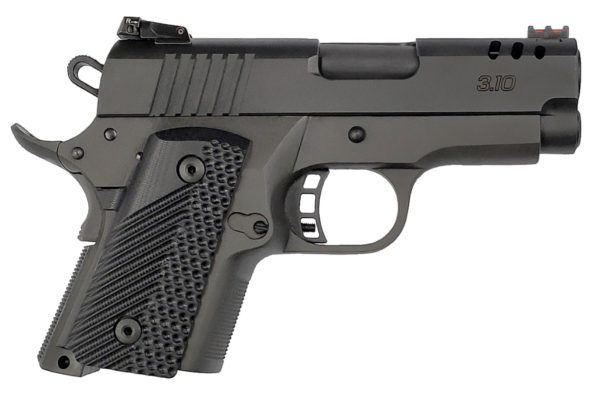 M1911 BABY ROCK 9MM 3.1" BLK BLACK G10 GRIPS
