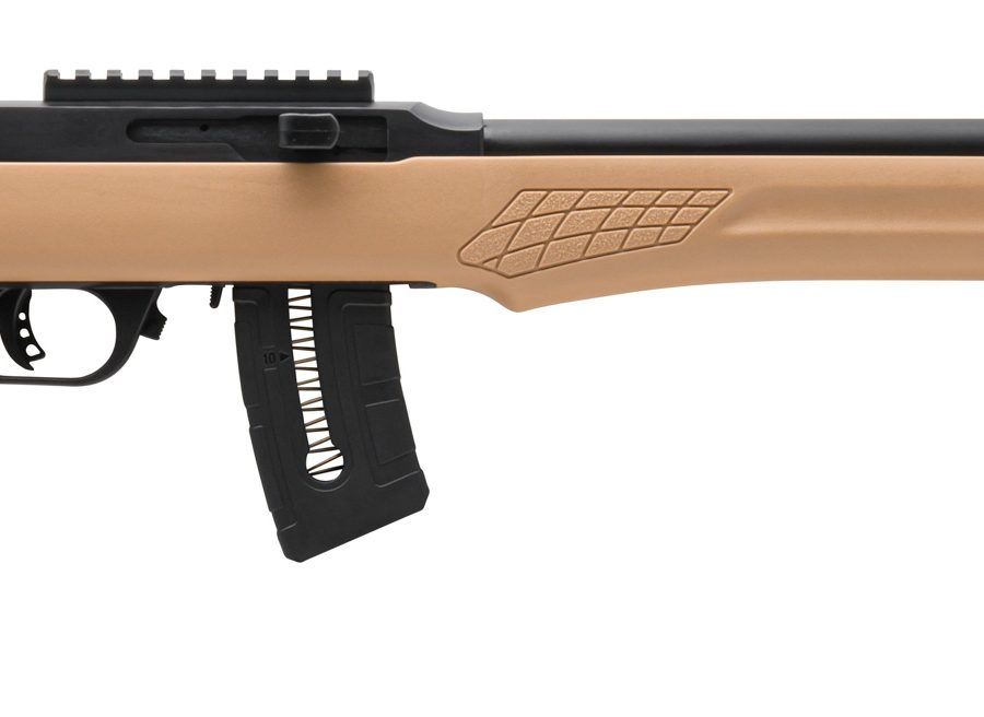 RS22 22MAG BLK/TAN 21" 10+1 SEMI-AUTO
