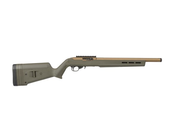 10/22 22LR BRNZ MAGPUL OD 10+1 31192 /THREADED FLUTED HVY BBL