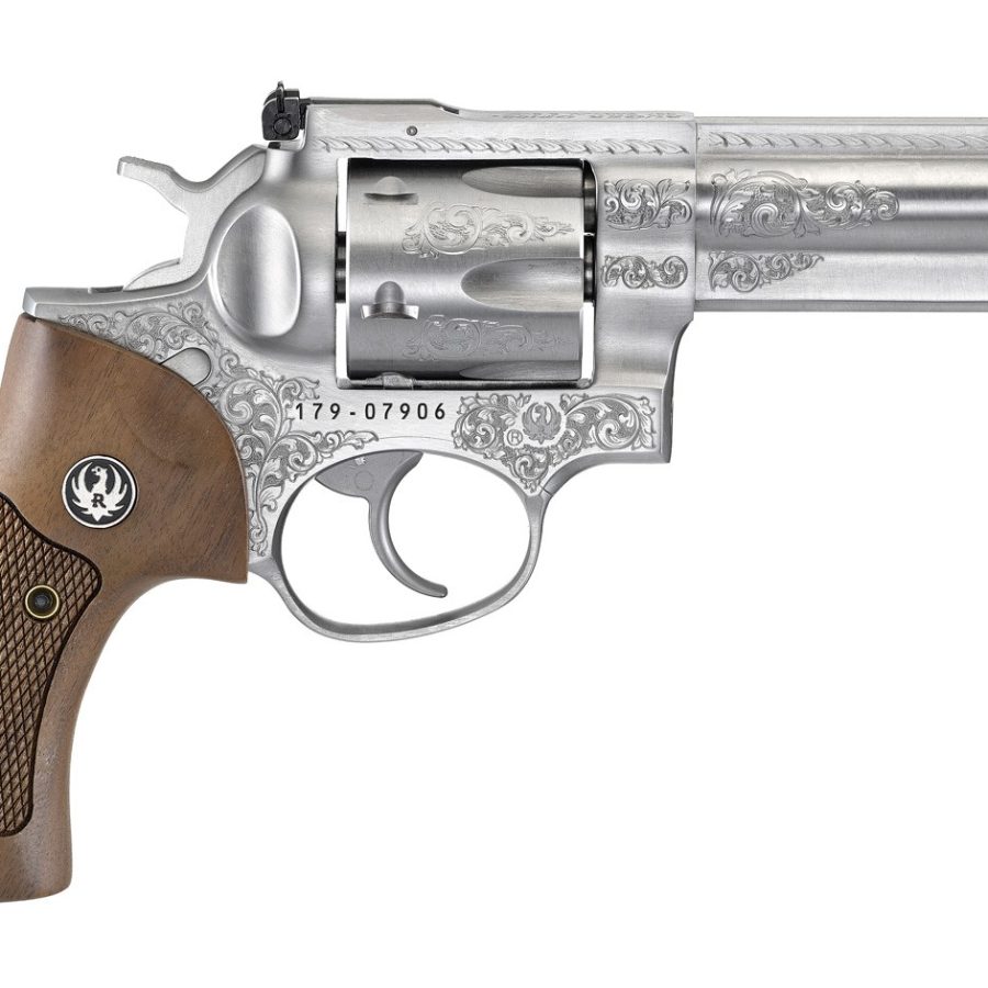 GP100 DELUXE 357MAG SS 4" 1784 CUSTOM ENGRAVED