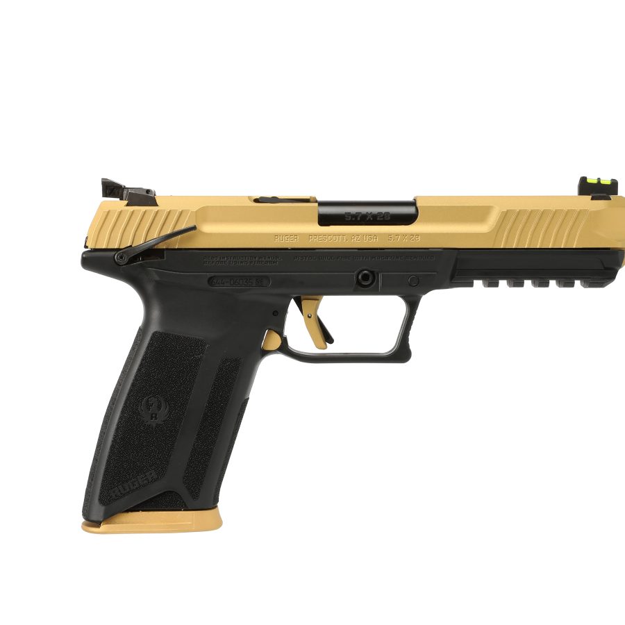 RUGER-57 5.7X28 GOLD 20+1 16416 |GOLD CERAKOTE SLIDE
