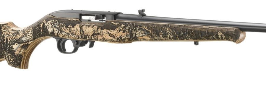 10/22 GRIZZLY 22LR BL/WD 18.5 31219 ENGRAVED GRIZZLY