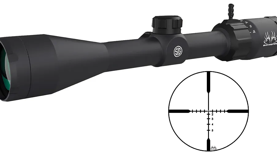 BUCKMASTERS 3-12X44 BDC BLACK SOBM43001 | RIFLESCOPE