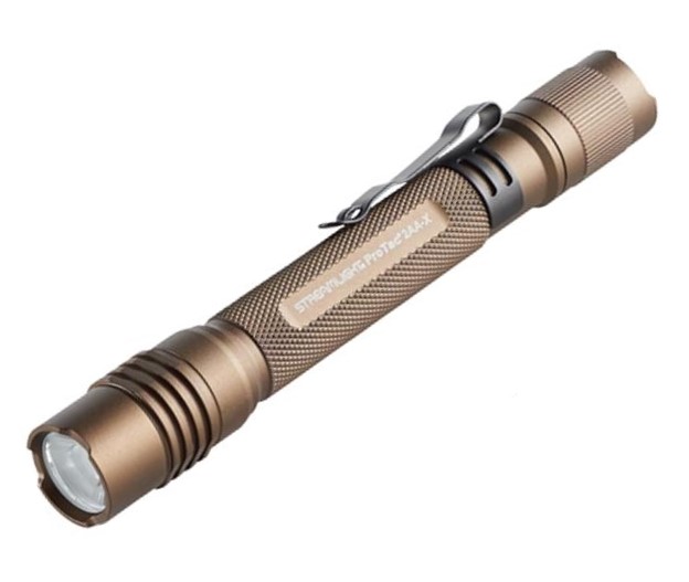 PROTAC 2AA-X USB 550LM COYOTE TACTICAL FLASHLIGHT