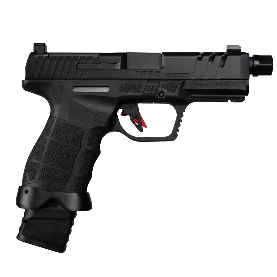 SAR9 SOCOM CPT 9MM BLK 4.5" TB nan