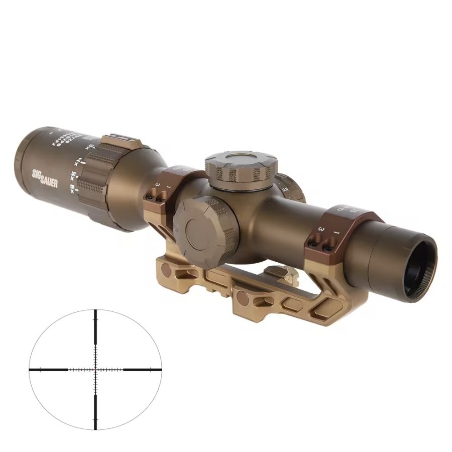 TANGO6T 1-6X24 30MM SVPS KIT SOT61SVPS FDE DWLR6 RETICLE