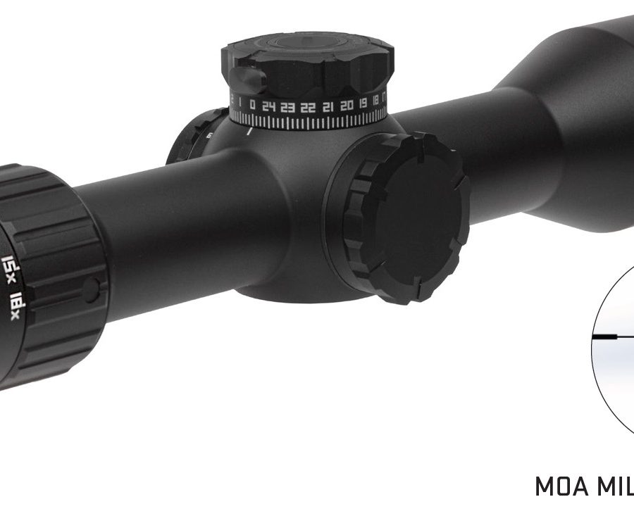 WHISKEY6 3-18X44 30MM MOA MOA MILLING HUNTER 2.0 | BLACK