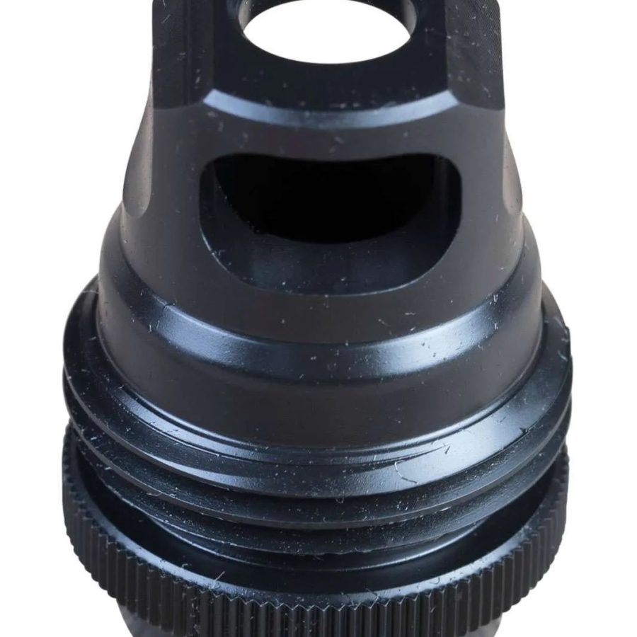 ASR MB 9MM SINGLE PORT 1/2X28 SINGLE PORT MUZZLE BRAKE