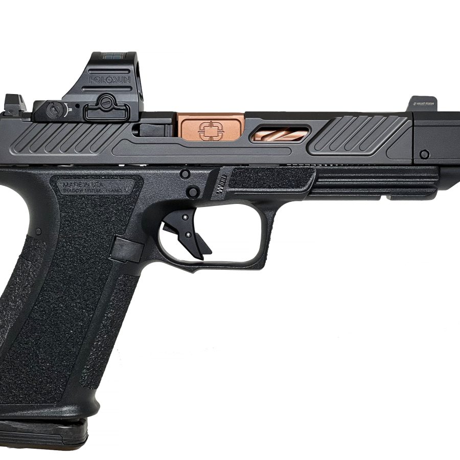 DR920P ELITE 9MM BK/BZ HS 17+1 HOLOSUN 507C OPTIC PACKAGE