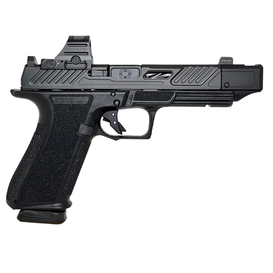 DR920P ELITE 9MM BK/BK HC 10+1 HOLOSUN 507C OPTIC PACKAGE