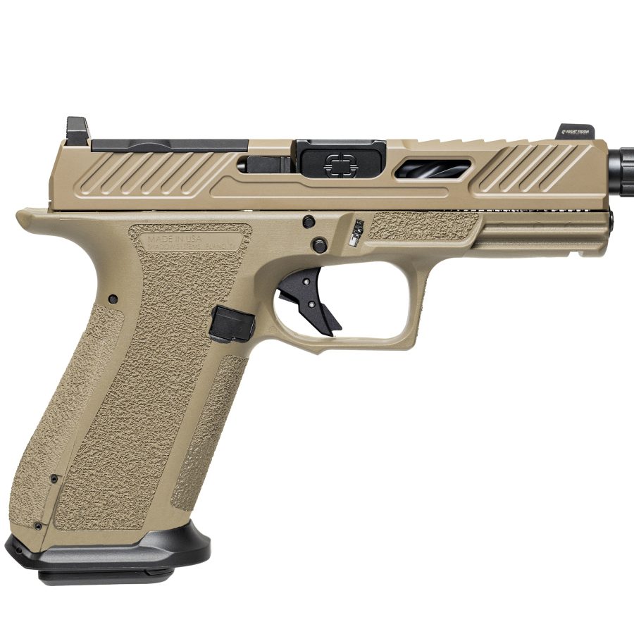 XR920 ELT 9MM FD/BK OR TB 17+1 OPTIC READY | THREADED BARREL
