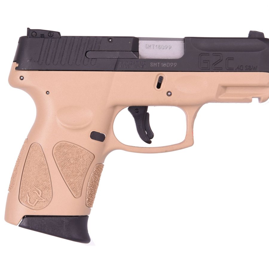G2C 40S&W BLK/FDE 3.2" 10+1 # 1-G2C4031-10T