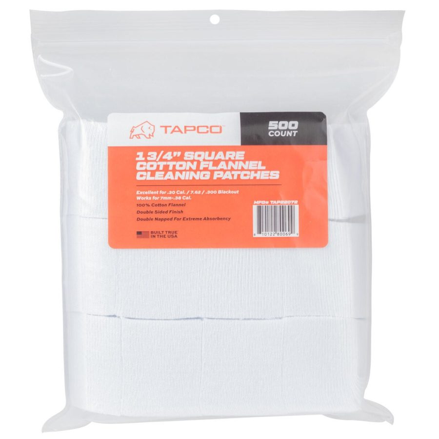 SQUARE PATCHES 1.75" 500 COUNT 6MM/7MM - .38