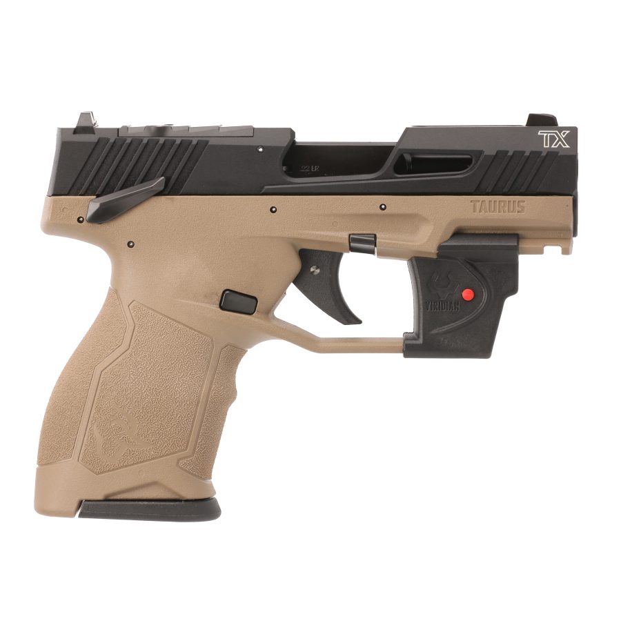 TX22C 22LR BK/DE 3.5" VIRIDIAN 1-TX22131FVL