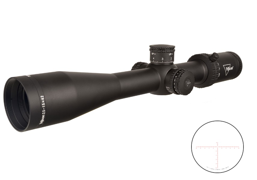 Trijicon CREDO 2.5-15X42 BLK MRAD RED