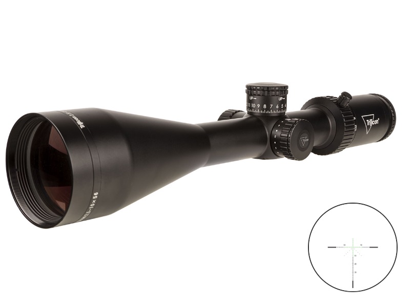 Trijicon CREDO HX 2.5-10X56 BLK MOA GRN