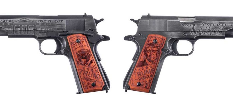 SAVE AMERICA 1911 45ACP ENGRD TRUMP SAVE AMERICA ENDGRAVED