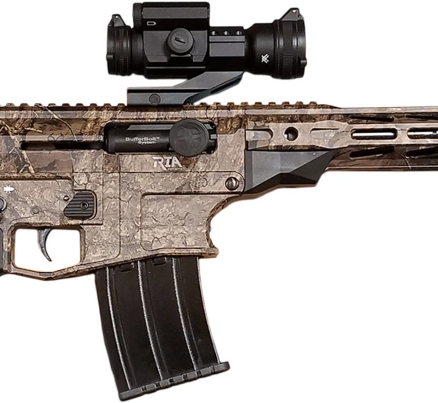 VR80 SHOTGUN 12/20 BL/CAMO 3"# AR-15 STYLE SEMI-AUTO