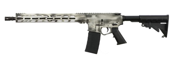 WA-15B 5.56MM WHITE/GRY BW 16" WHITE/SIG GREY BATTLEWORN