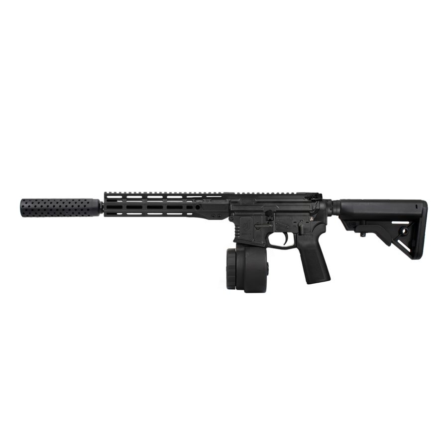 WSM15 5.56MM 16" BLK 50+1 DRUM MOCK SUPPRESSOR